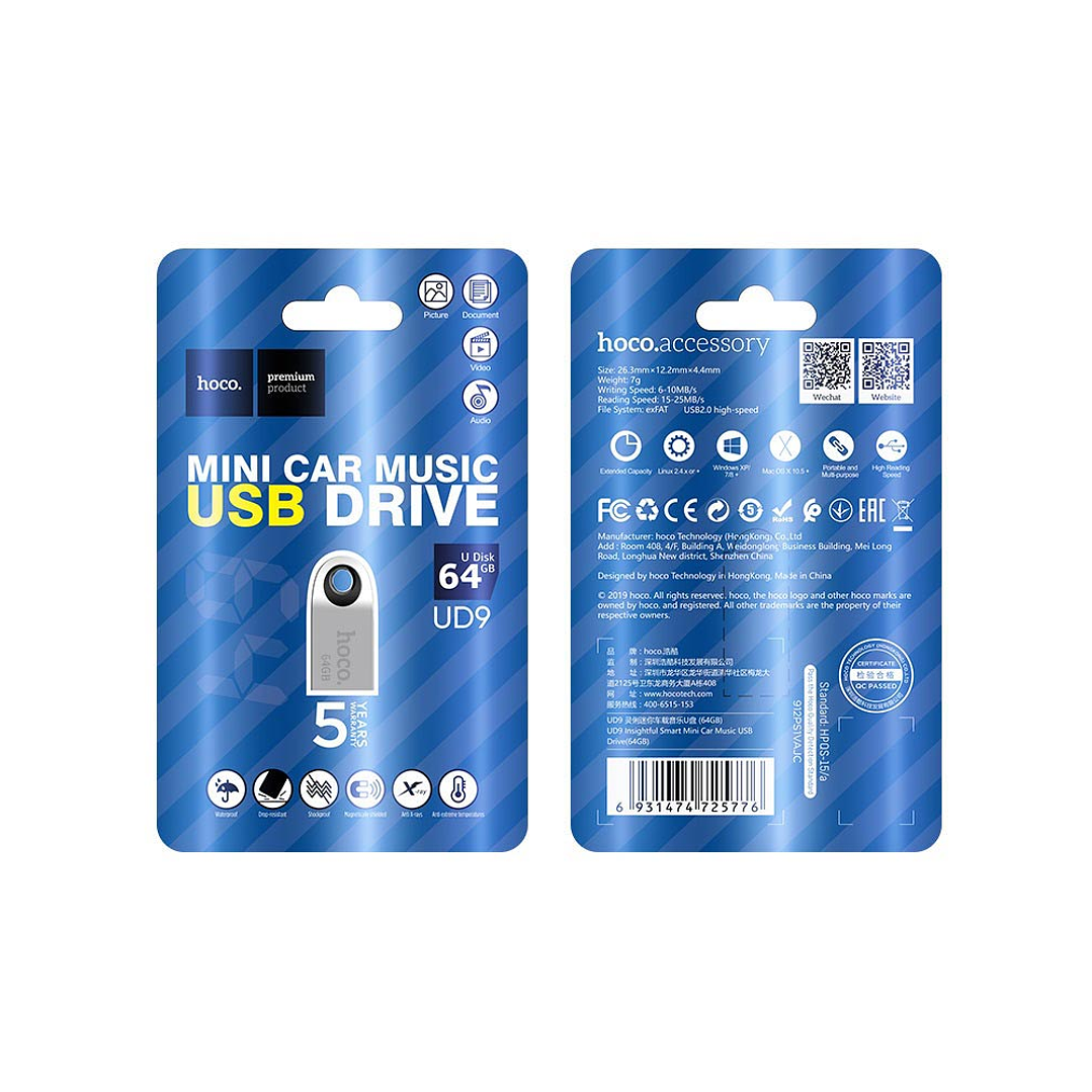 PENDRIVE HOCO 64GB UD9
