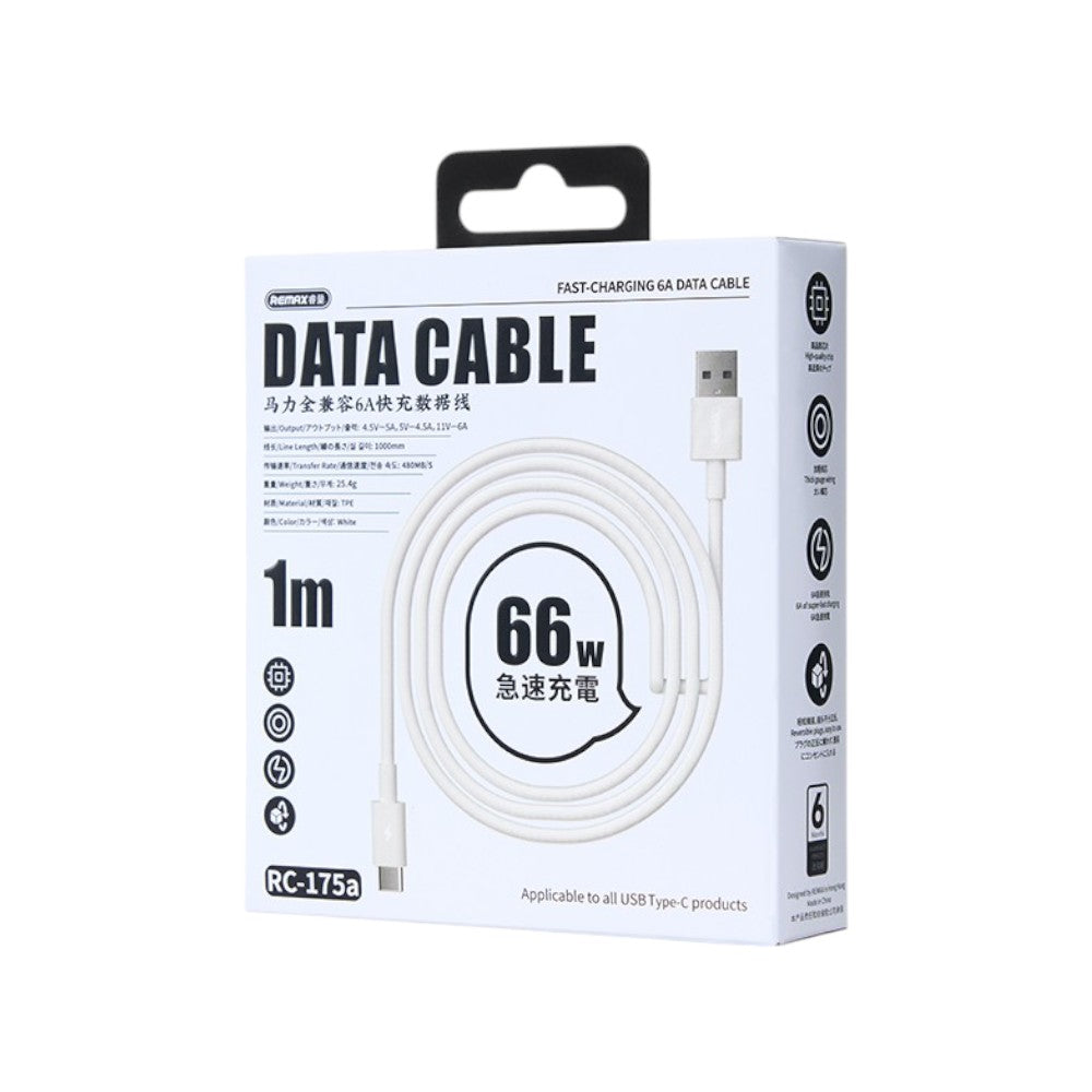 Cable Remax RC-175A 66W Potencia confiable en cada carga