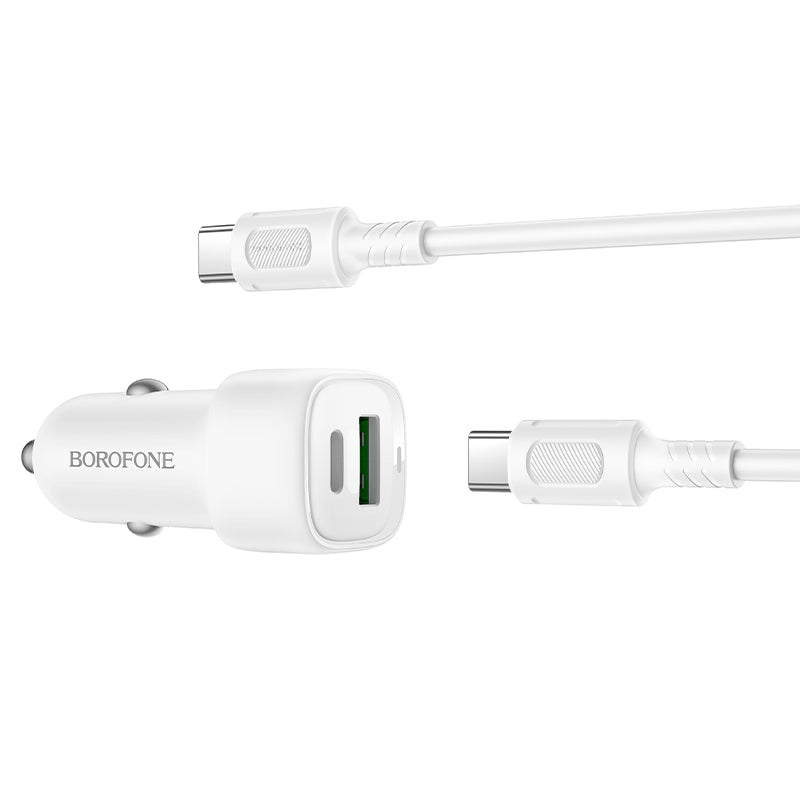 Cargador para Auto Borofone BZ34B 38W Dual Port + Cable