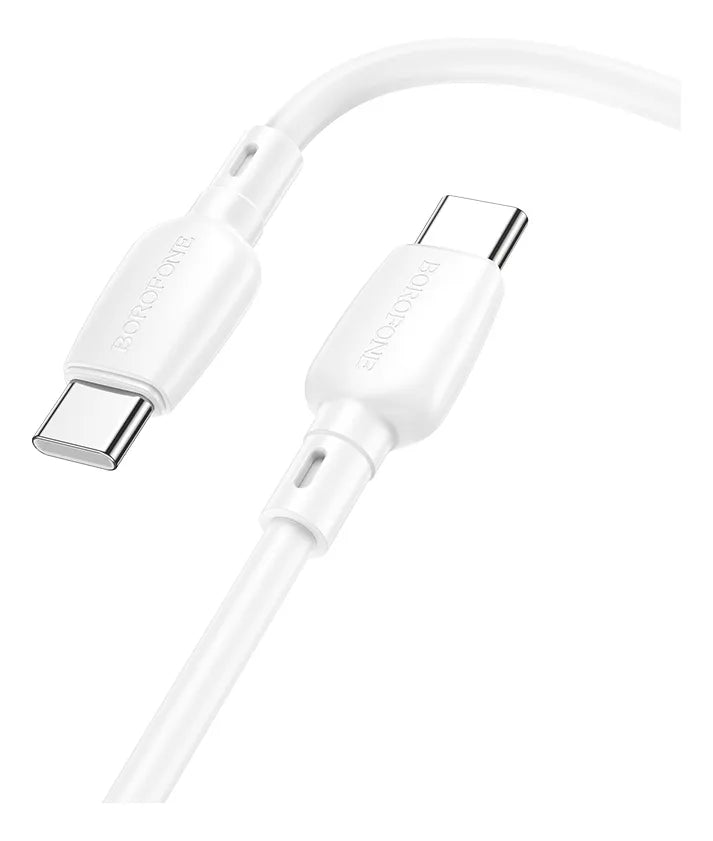 Cable Tipo C de Carga Rápida BX93 BLANCO, 60W - 3A
