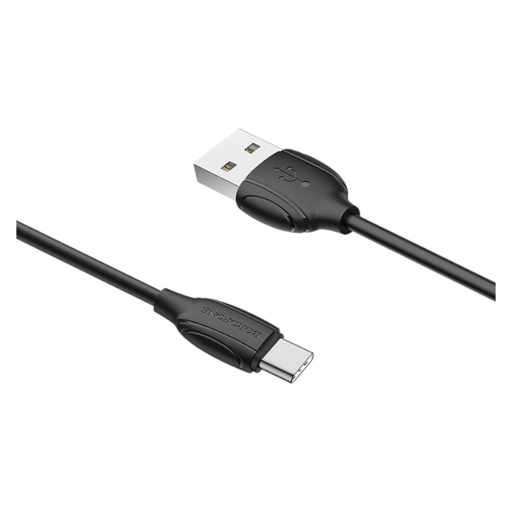 CABLE DE CARGA BX19 PARA USB-C 2A - NEGRO