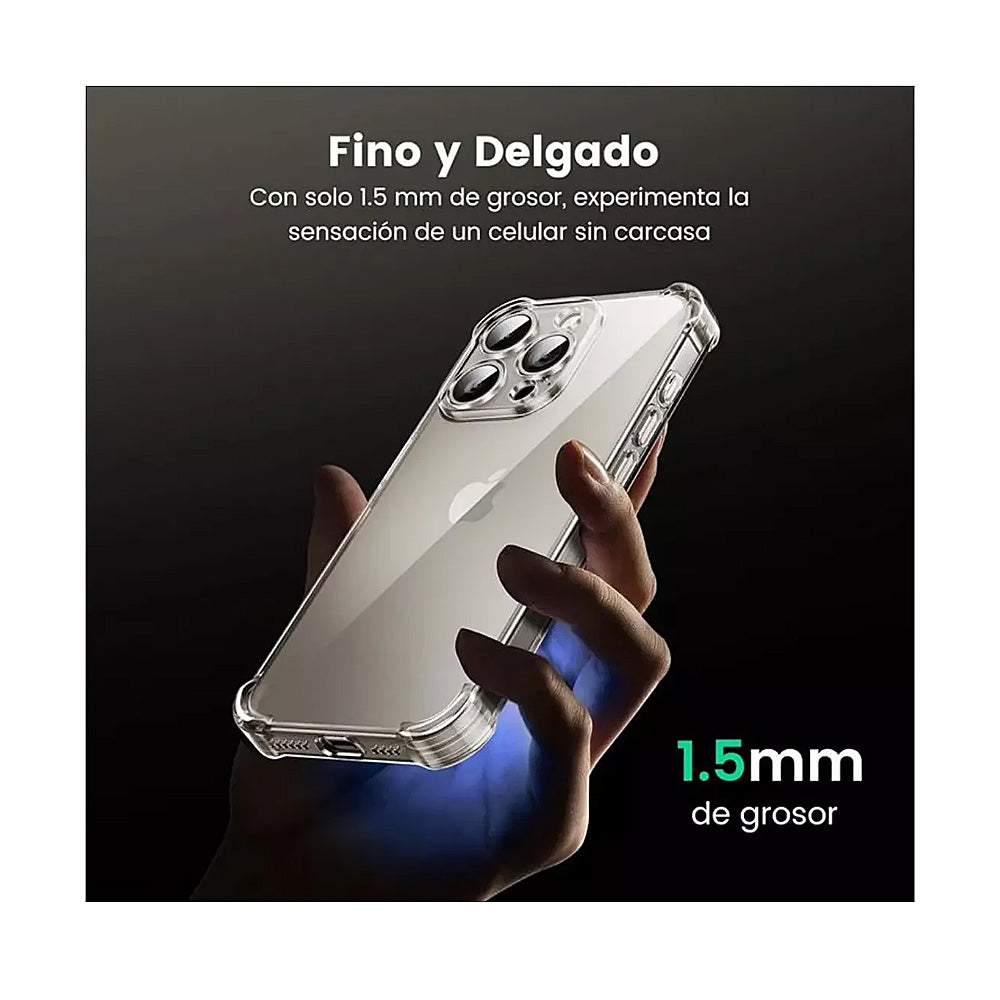 Carcasa Silicona Transparente Para Teléfono IPHONE