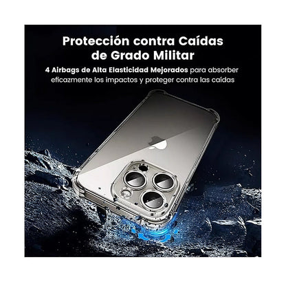 Carcasa Silicona Transparente Para Teléfono IPHONE