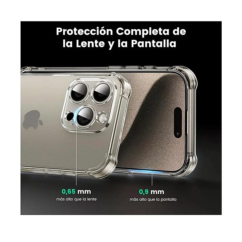 Carcasa Silicona Transparente Para Teléfono IPHONE