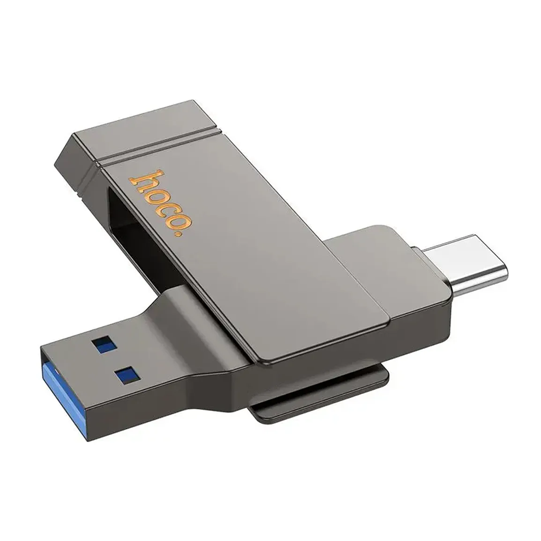 PENDRIVE HOCO 128GB UD15 DUAL USB + TIPO C