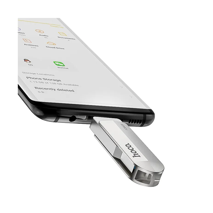 PENDRIVE HOCO 64GB UD10 DUAL USB + TIPO C