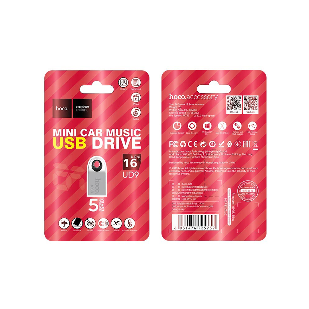 PENDRIVE HOCO 16GB UD9