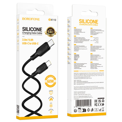 Cable de Datos Borofone BX113 USB-C a C 60W