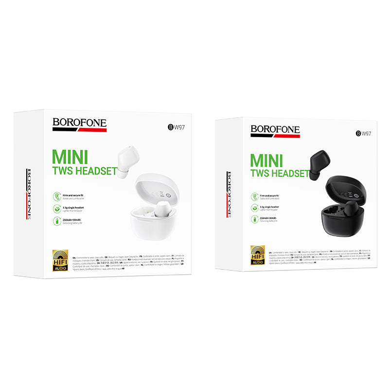 Borofone BW97 – Audífonos Bluetooth True Wireless