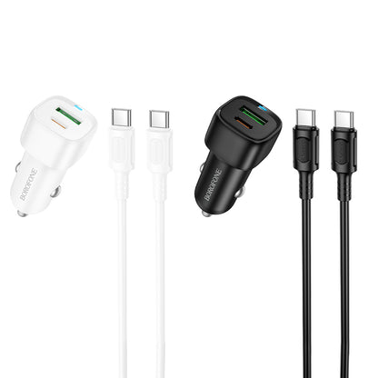 Cargador para Auto Borofone BZ34B 38W Dual Port + Cable