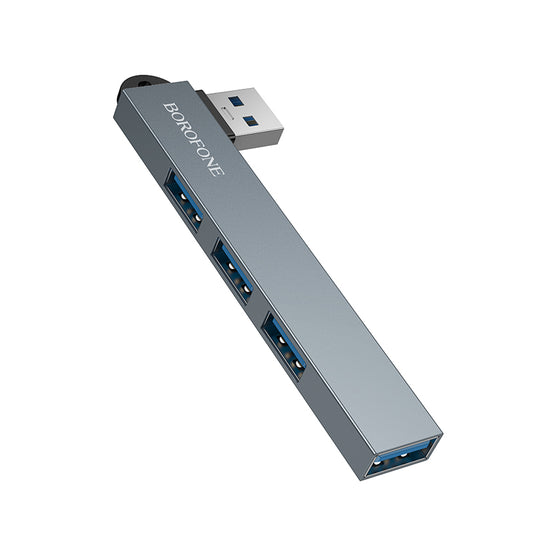 Hub USB-A 4 en 1 de Aleación de Aluminio Borofone FH1