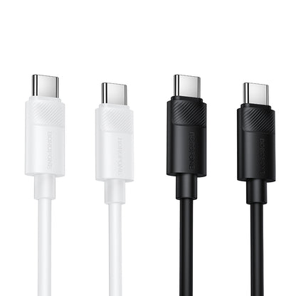 Cable USB-C a C 60W 3A 1M Bofone BX123