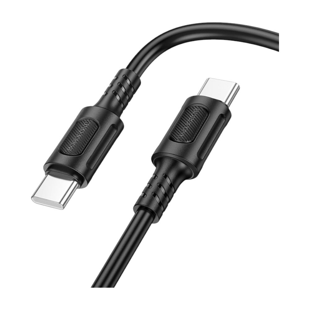 Cable Borofone BX111 USB-C a USB-C 60W Negro