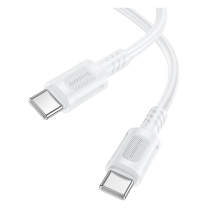 Cable Borofone BX111 USB-C a USB-C 60W Blanco