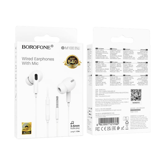 Audífonos Borofone BM100 Pro con Micrófono Jack 3.5mm