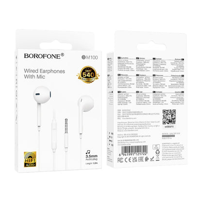 Audífonos Borofone BM100 Max con MicrófonoJack 3.5mm Blanco