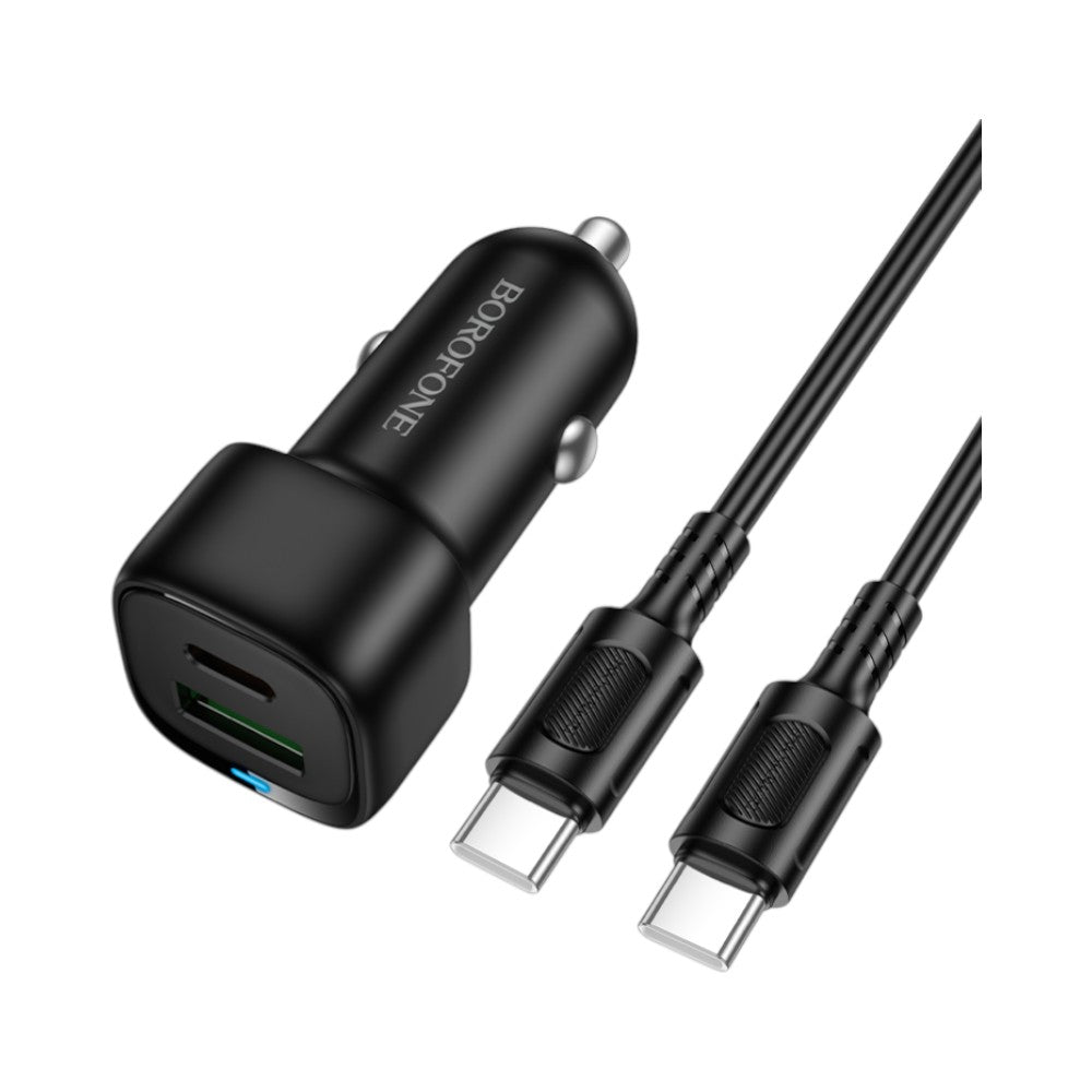 Cargador para Auto Borofone BZ34B 38W Dual Port + Cable
