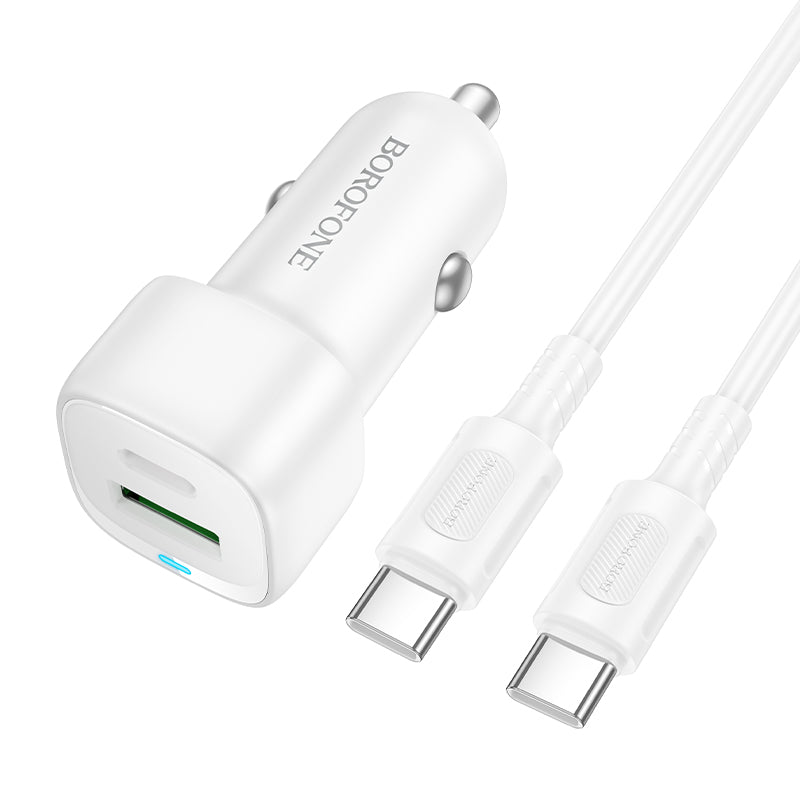 Cargador para Auto Borofone BZ34B 38W Dual Port + Cable