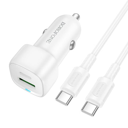 Cargador para Auto Borofone BZ34B 38W Dual Port + Cable