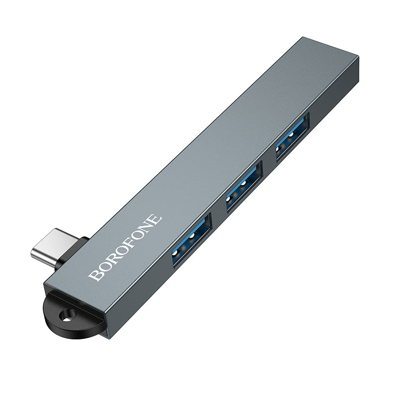 Hub USB-C 4 en 1 de Aleación de Aluminio Borofone FH1A