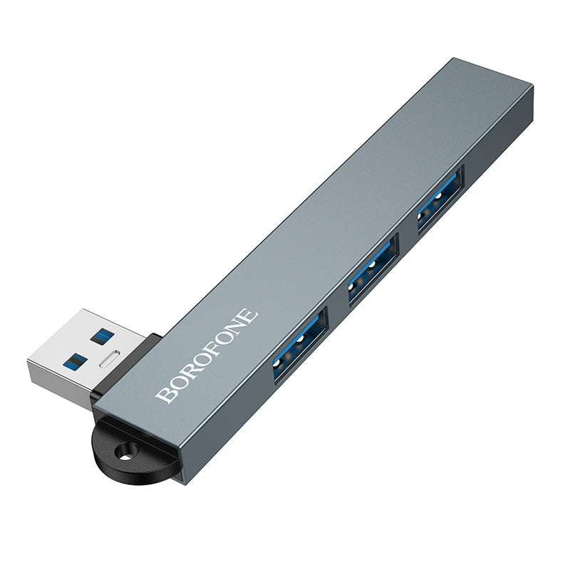 Hub USB-A 4 en 1 de Aleación de Aluminio Borofone FH1