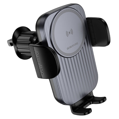 Soporte de auto con carga inalámbrica (hasta 15 W) - Borofone BH221