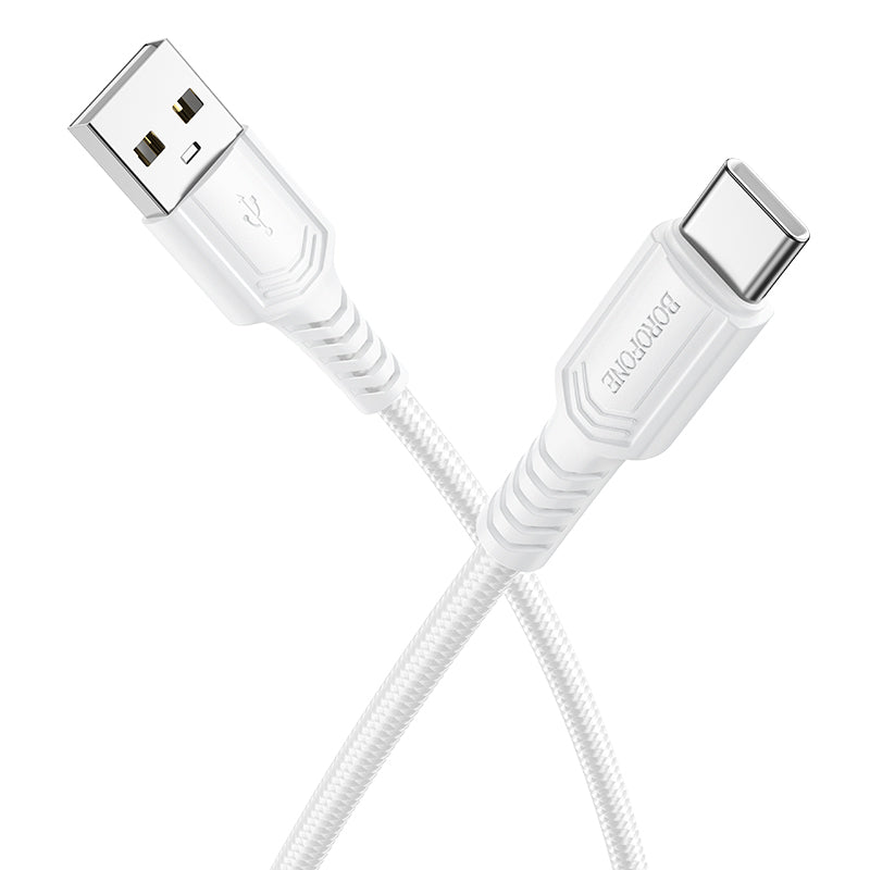 Cable Borofone BX116 USB a Type-C BLANCO