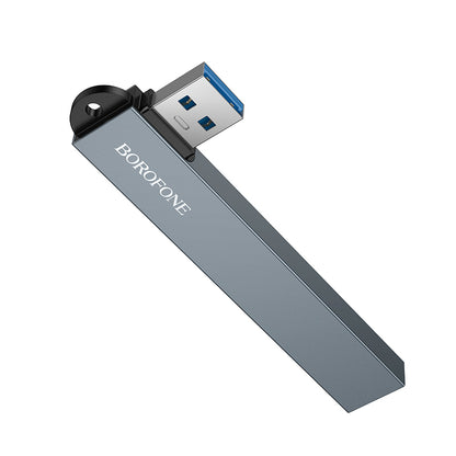 Hub USB-A 4 en 1 de Aleación de Aluminio Borofone FH1