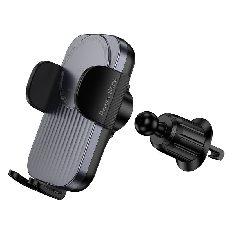 Soporte de auto con carga inalámbrica (hasta 15 W) - Borofone BH221