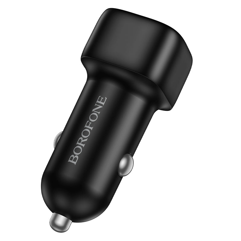Cargador de Auto Dual Port (USB-C + USB-A, hasta 38 W) - Borofone BZ34B