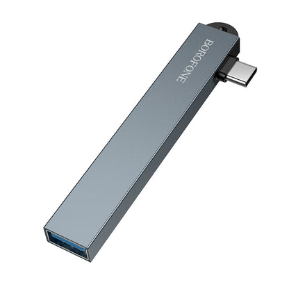 Hub USB-C 4 en 1 de Aleación de Aluminio Borofone FH1A