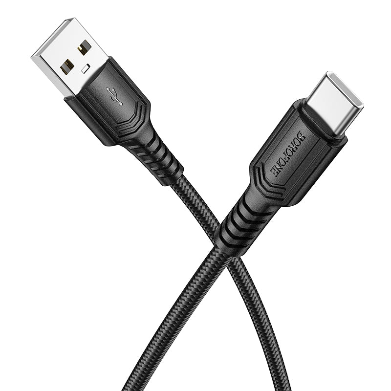 Cable Borofone BX116  USB A Type-C NEGRO