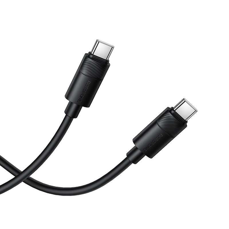 Cable USB-C a C 60W 3A 1M Bofone BX123