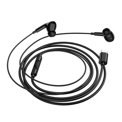 Audífonos Borofone BM100 Pro con Micrófono USB-C (NEGRO)