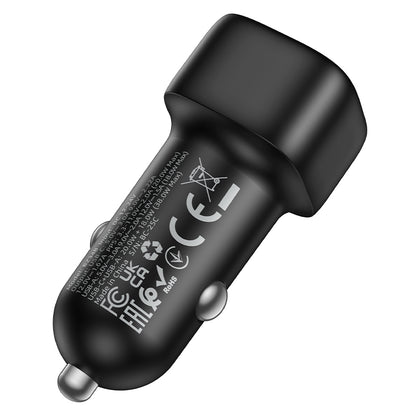 Cargador de Auto Dual Port (USB-C + USB-A, hasta 38 W) - Borofone BZ34B