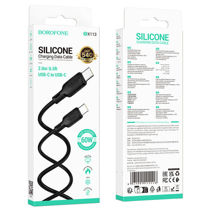 Cable de Datos Borofone BX113 USB-C a C 60W