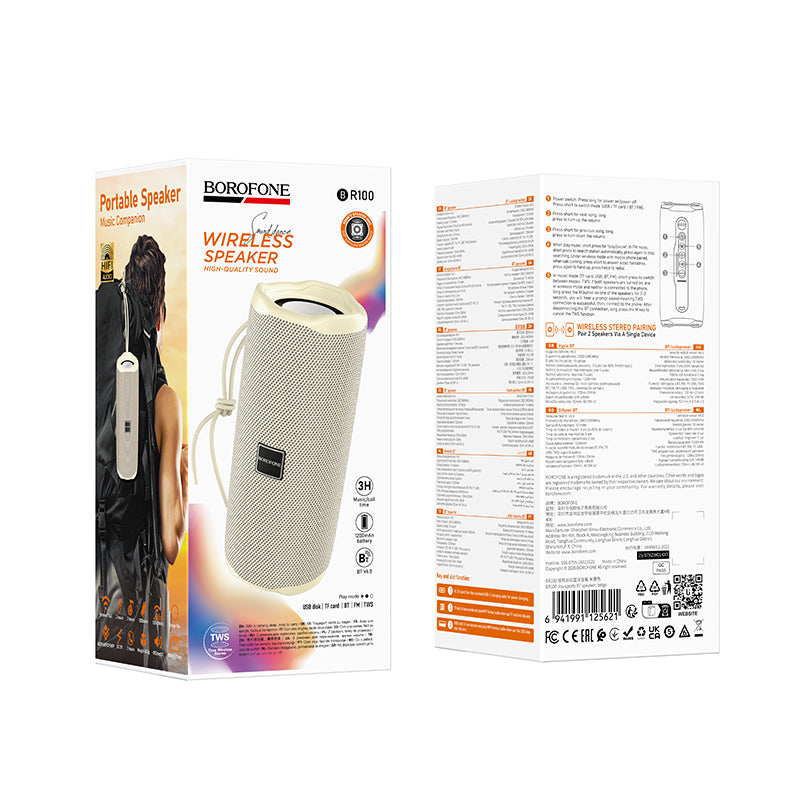 Parlante Bluetooth Portátil - Borofone BR100