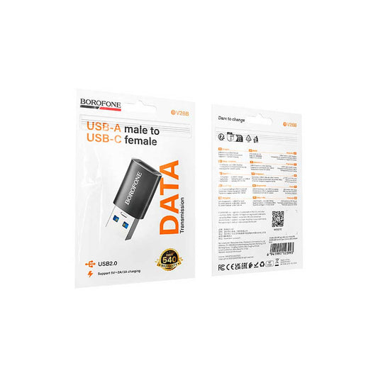 Adaptador USB-A a USB-C Borofone BV26B