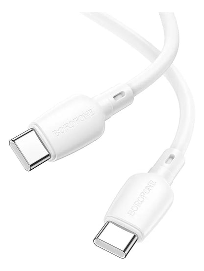 Cable Tipo C de Carga Rápida BX93 BLANCO, 60W - 3A