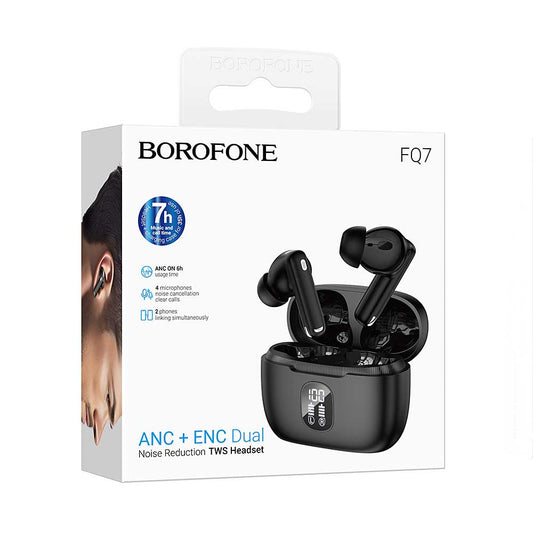 Audífonos Inalámbricos Borofone FQ7 - Color Negro