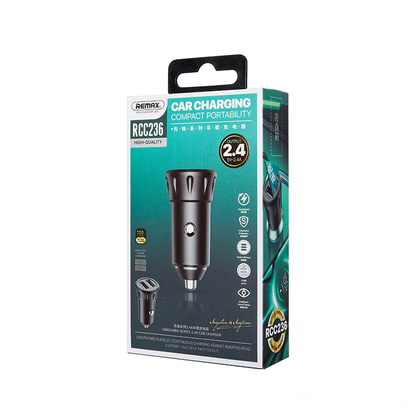 REMAX RCC236 – Cargador de Auto Dual USB