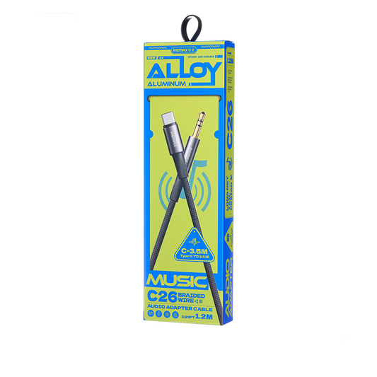 REMAX CB08 – Adaptador USB‑C a 3,5 mm (Macho a Macho)