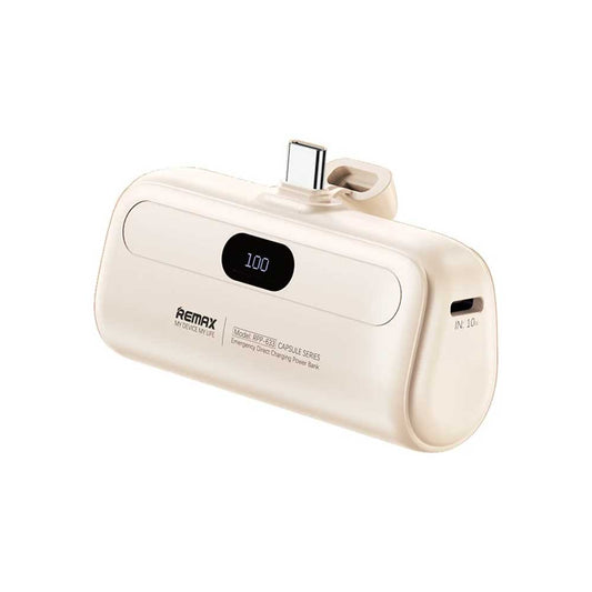 Power Bank Remax RPP-632 para USB-C de Color Blanco