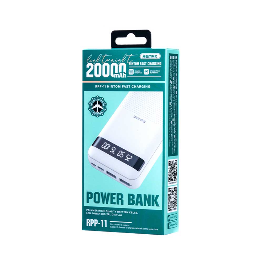 Power Bank Remax RPP-11 - Color Blanco
