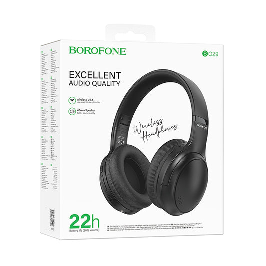 Audífonos Inalámbricos Borofone BO29 NEGRO