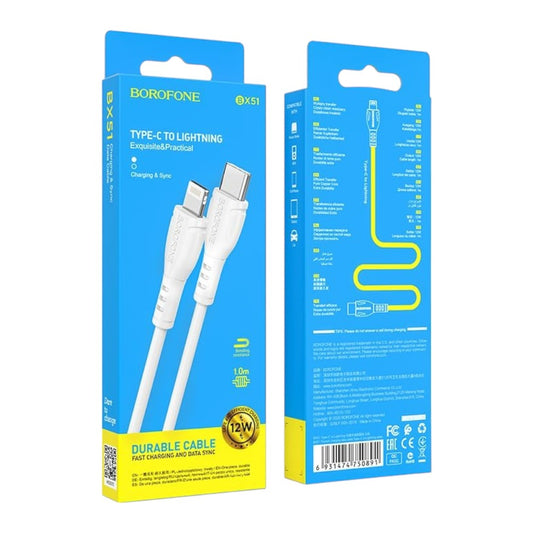 Cable BOROFONE BX51  Tipo-C a iPh