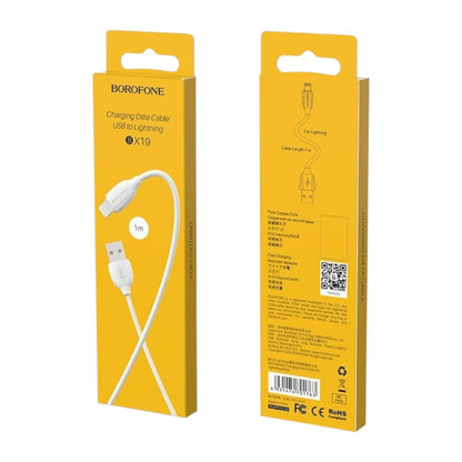 CABLE BX19 TIPO USB-A  iPh 2.4A - BLANCO