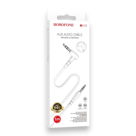 CABLE DE AUDIO BL10 3.5MM - BLANCO