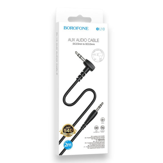 CABLE DE AUDIO BL10 3.5MM - NEGRO