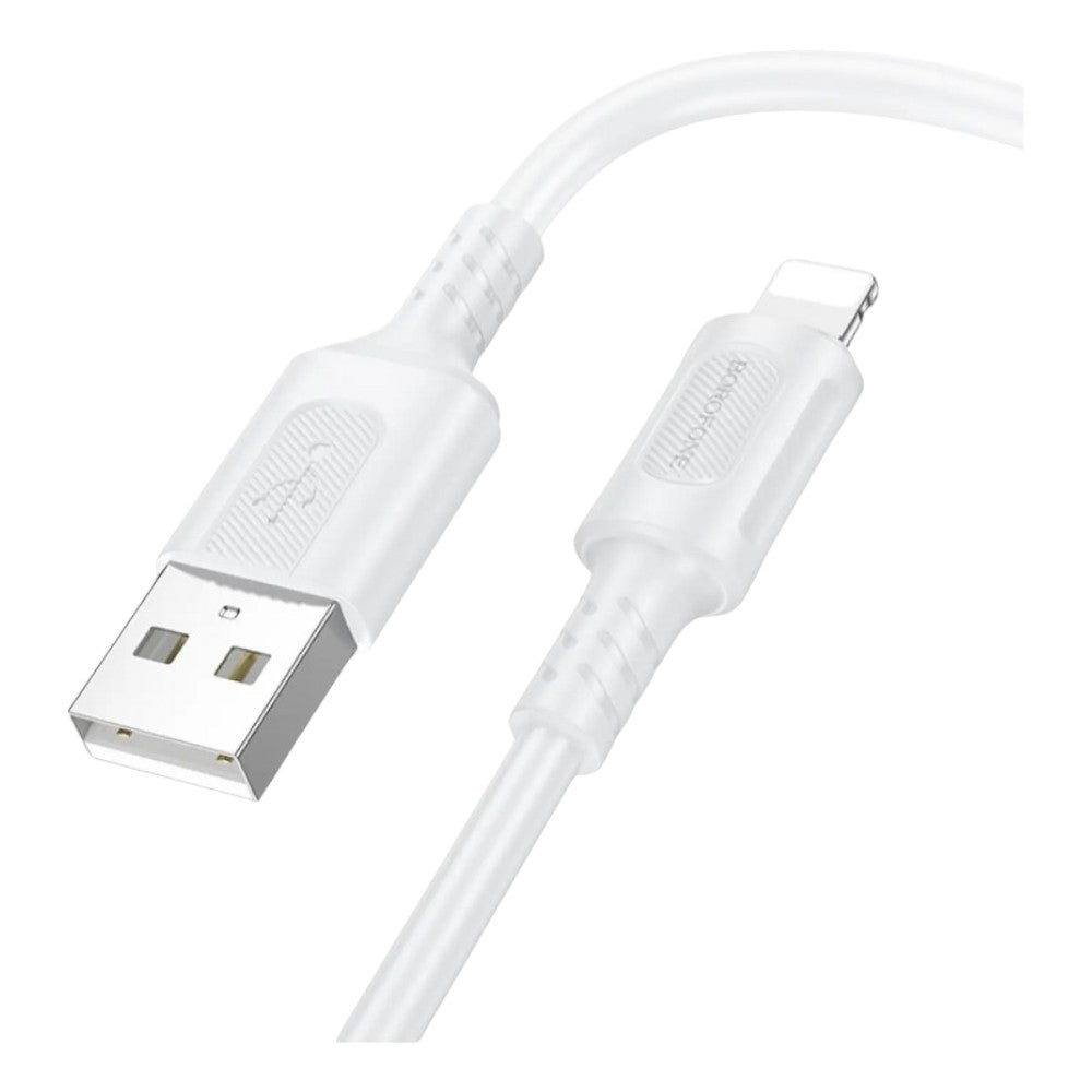 Cable BOROFONE BX111  USB-A para iPh (Blanco) 2.4A